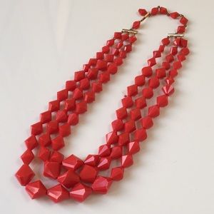 Vintage red necklace